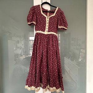 Gunne Sax Style Prairie Dress